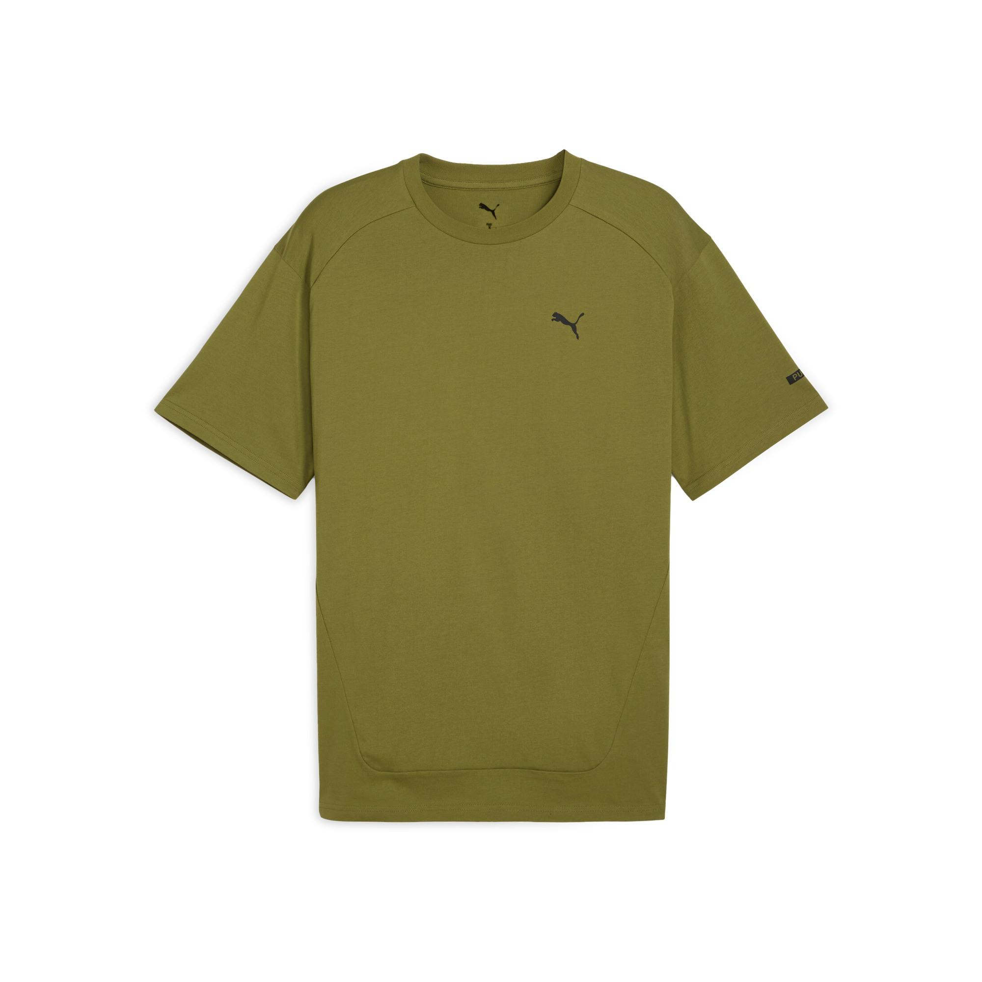 

Puma Loose Fit Short Sleeve T-Shirt Men Tops Olive-Green 681291-33 S