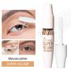 Primer Branco Impermeável para Cílios, Base Volumizadora e Curvadora, Fórmula de Longa Duração que Não Borra para Mulheres, 1 Unidade