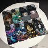 Für iPhone 16 15 Pro Max Plus 16E SE 2025 Gehärtetes Glas Handyhülle Coole Cartoon Tiger Drache Kameraschutz Harte Rückseite