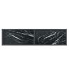 Vidaxl Stolik Konsolowy, Czarny, 140X35X75,5 Cm, Szkło Hartowane