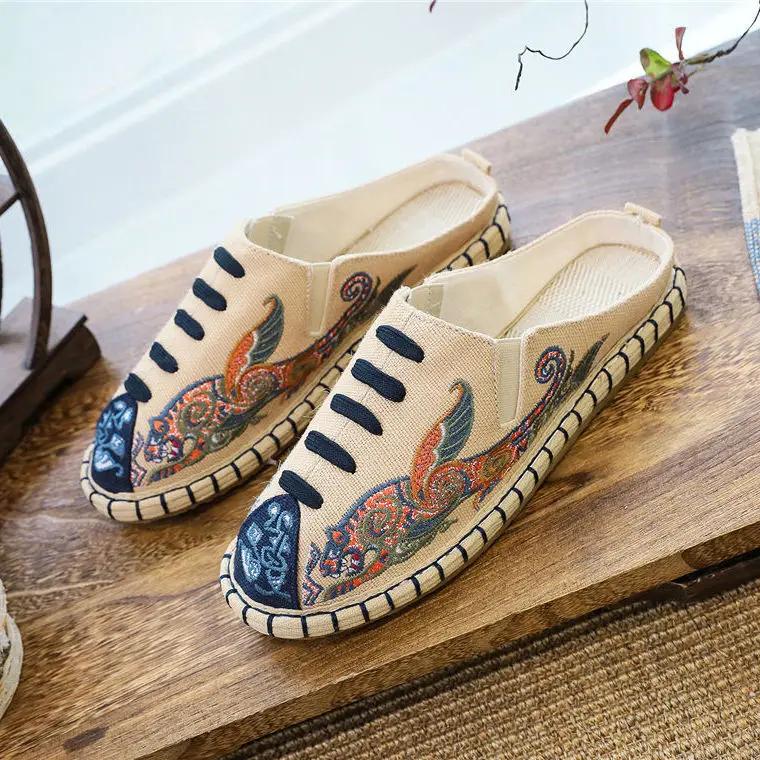 

Мужские сандалии Домашние холщовые плоские Высококачественная взрослая обувь Тренд 2025 Дешевая ликвидация Дизайнерская роскошь Y2k Шлепанцы для мужчин 44