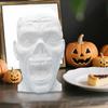 Skull Coffee Mug with Handle White Human Skull Drinking Mug 3D Shaped Novelty Drinkware for Halloween Home Kitchen Decor