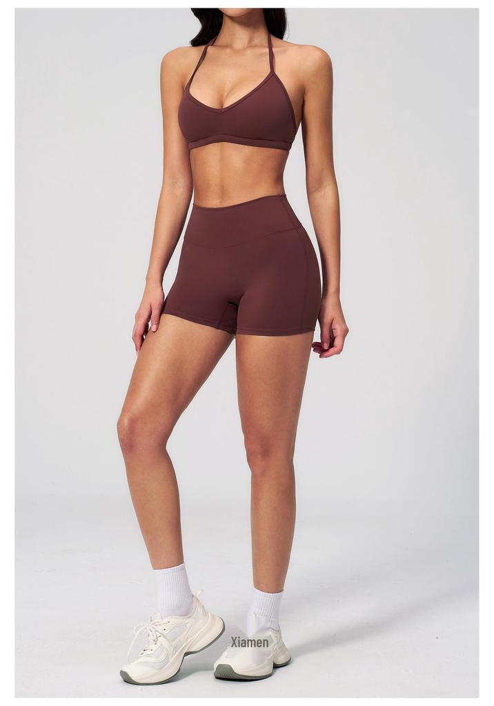 Women's Quick-Dry Strappy Yoga Suit - Breathable, Casual Fitness Sports Set