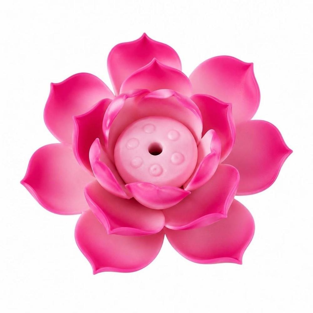 Flower Design Incense Stick Holder Ceramic Lotus Aromatherapy Stand Incense Burner Home Decor