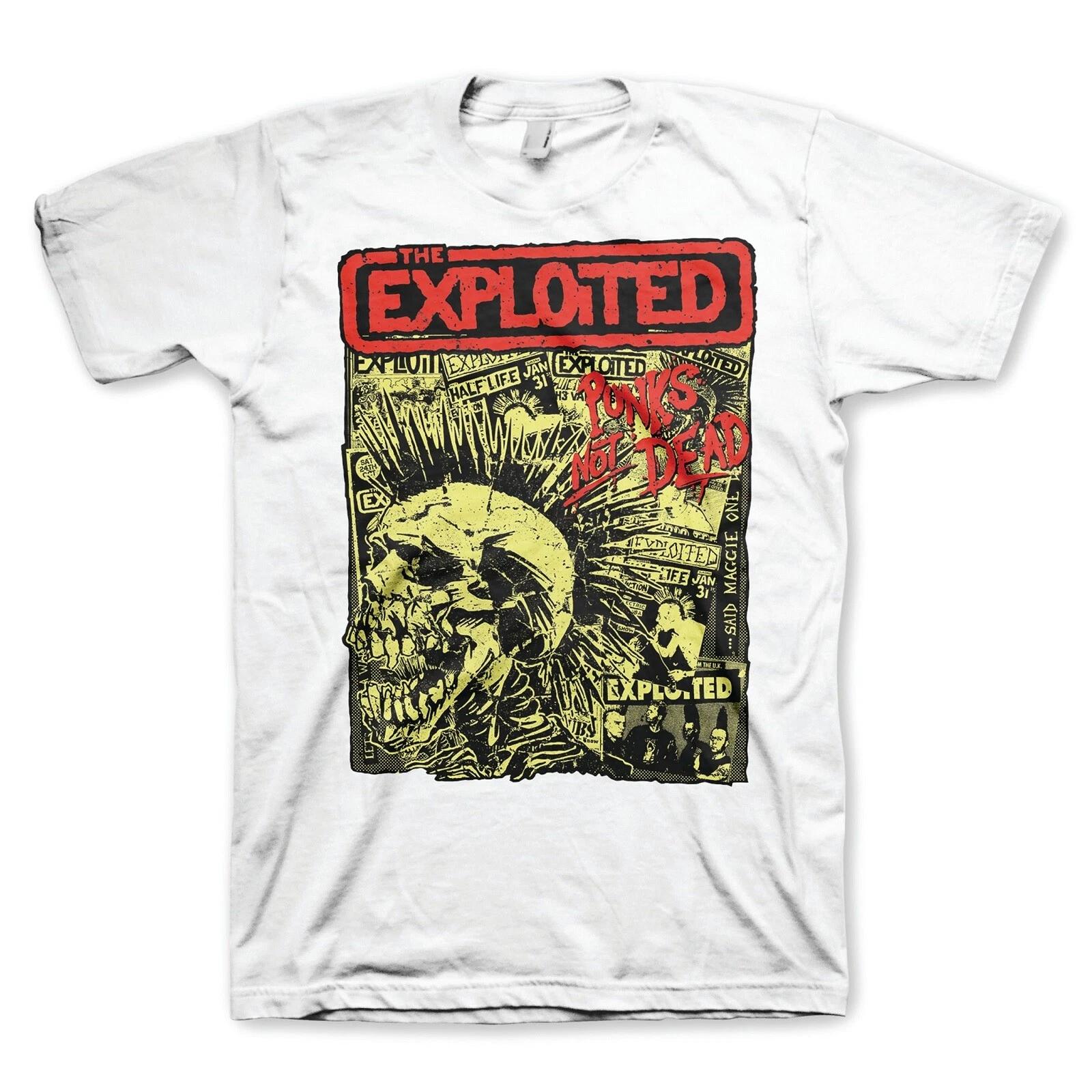 

Authentic THE EXPLOITED Punks Not Dead T-Shirt S M L XL 2XL 3XL NEW 2XL