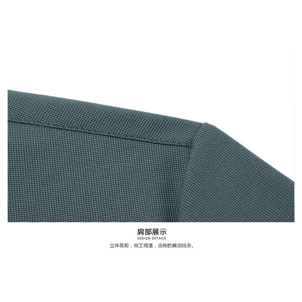 Men's Ice Silk Short Sleeved Lapel T-shirt Loose Business Casual Polo Shirt Summer Sweatshirt Top T-shirt Solid Color