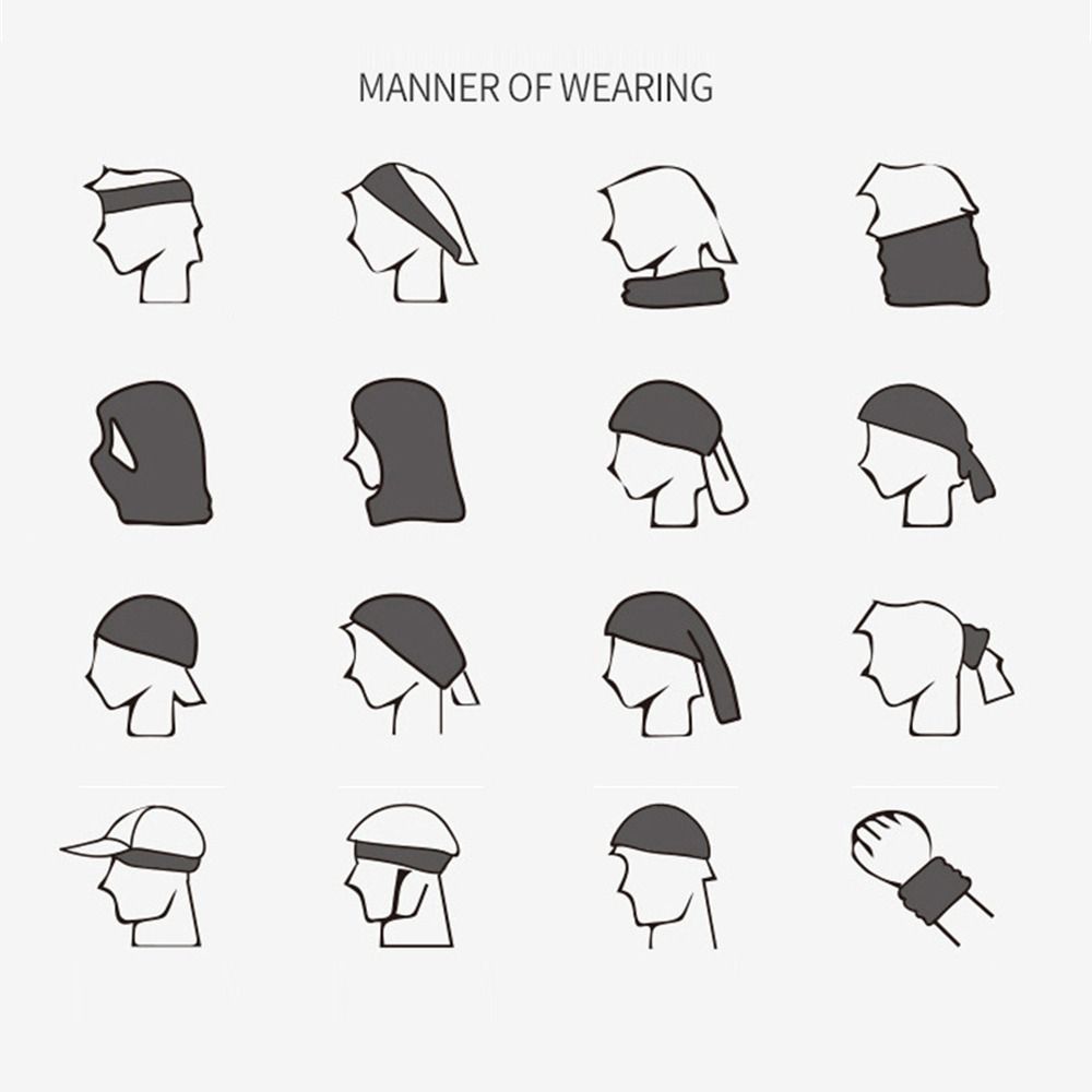 Sonnen-UV-Schutz Vollgesichtsmaske Winddicht Staubdicht Nackengamasche Mode Fahrradmaske Outdoor-Sport