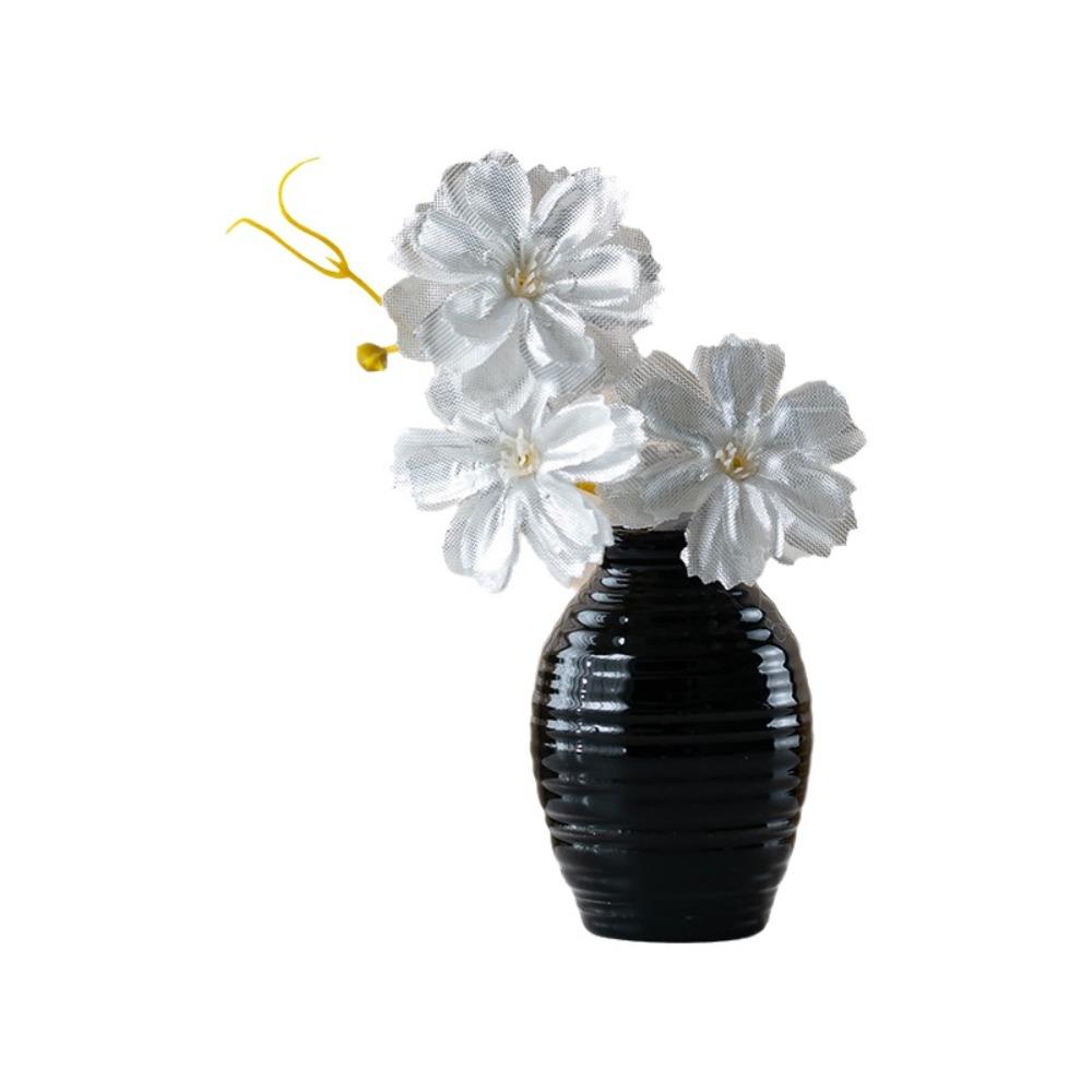 2PCS Exquisite Refrigerator Magnets Vase Colorful Mini Plant Vase Vase Fridge Stickers  Restaurant