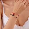 Magnetic Heart Matching Couple Bracelets Adjustable Red Rope Chain Friendship Jewelry for Men and Women
