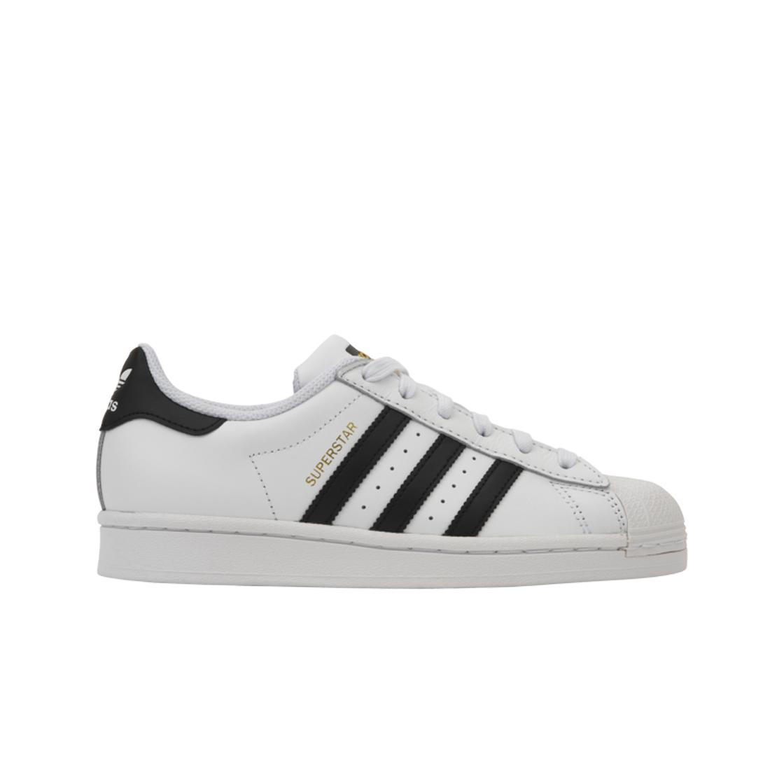 Adidas Unisex White/Black Superstar Footwear Sneakers Core- Eg4958 Cm