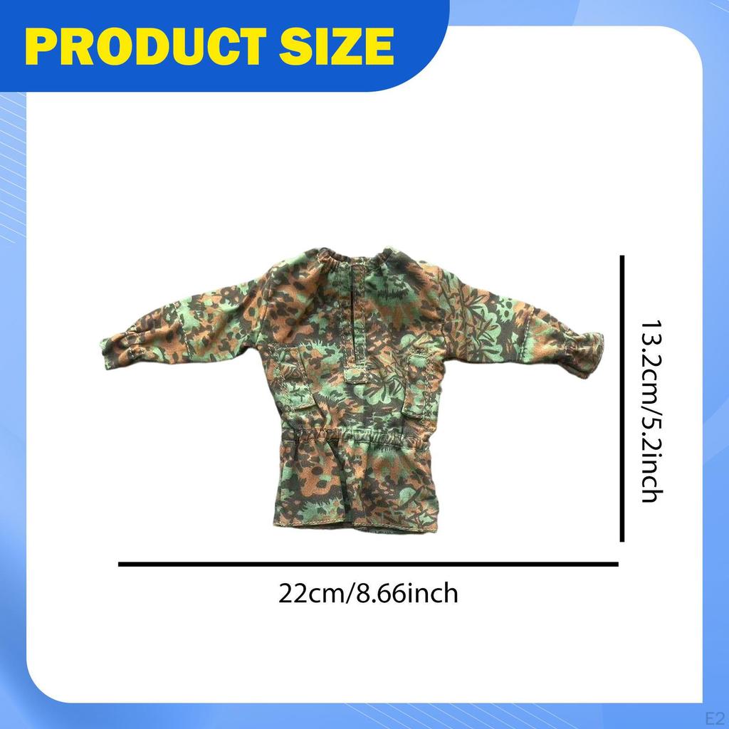 1:6 Scale Action Figure Clothes Miniature Costume Realistic Dressing up Accessory Outfit for 12''