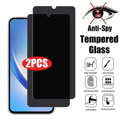 2PCS Anti-spy Tempered Glass for Samsung Galaxy A05 A05S A15 A25 A04 A04S A14 A24 A34 A54 5G 4G Privacy Screen Protector Glass