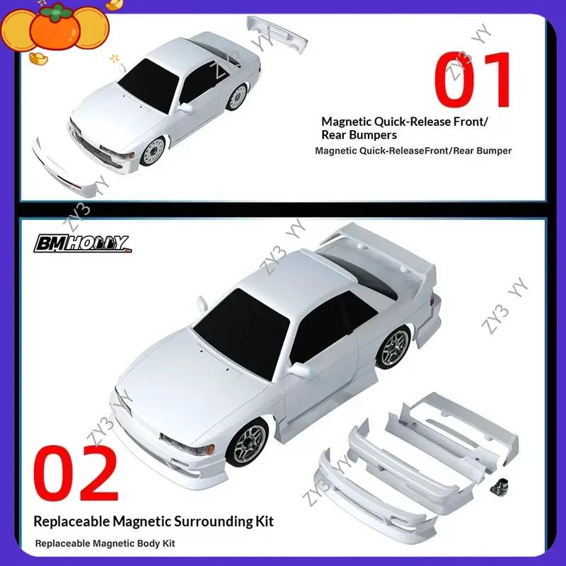 2026 Fr Legends 1/28 Rwd Rc Drift Racing Car S13 Bmrx Fld With 2.4ghz Remote Controller Drift Racing Tires For Rc Hobbyists