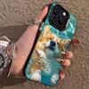 Süße Corgi Handyhülle Für iPhone 17,16,15,14,13,12,11,Pro,Max,Plus Weiche Schwarze Hülle