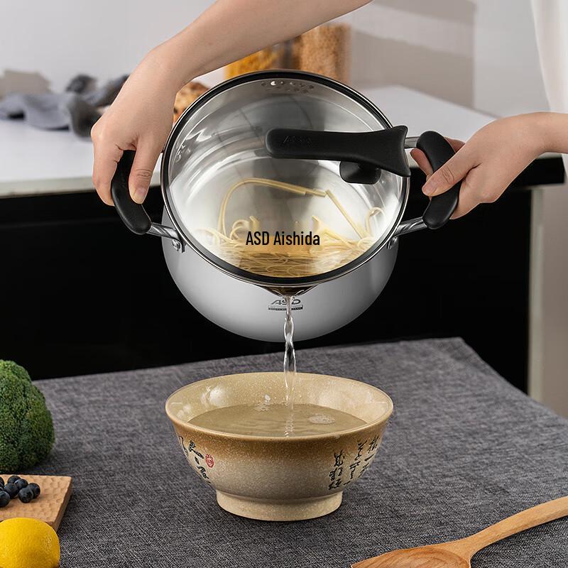 ASD 24cm 304 Stainless Steel Soup Pot