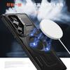 For MagSafe Magnetic Phone Case with Camera Frame Stand For Samsung Galaxy S26 Plus S25 S24 S23 FE S22 Ultra A56 A36 A26 A16 A06