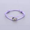 Verstellbares geflochtenes Seilarmband, einfacher Schmuck, Geschenk für Freunde, Paar, Freundschaft, Metallschnalle, Ring, Kette