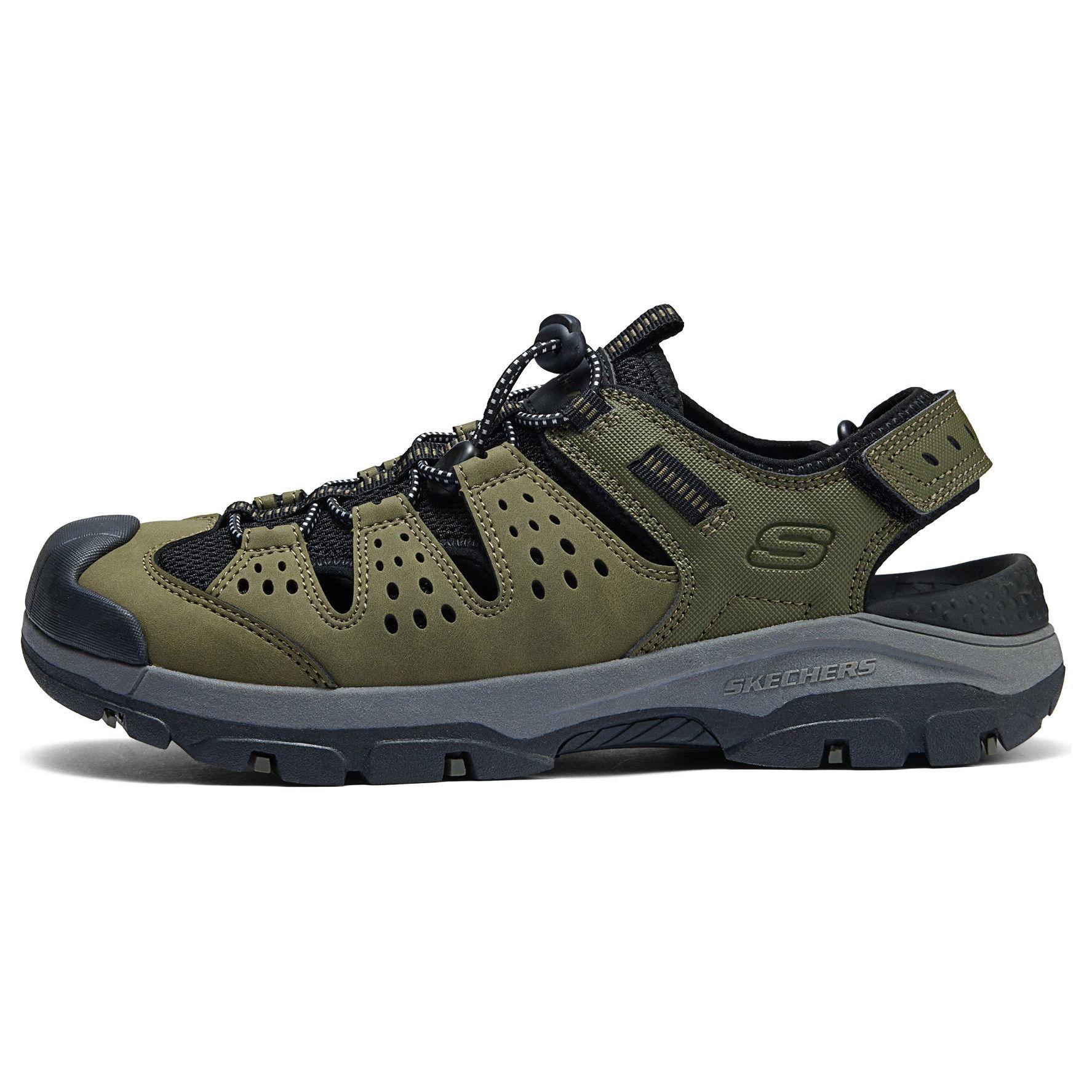 Skechers Comfortable Versatile Non-Slip Breathable Water Shoes Men Shoes Olive-Green 205113-OLV 42