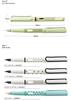 LAMY Safari Heart Green Fountain Limited Edition Fine Nib Pen, 2021, L36MGHT-F, Dual-Use, (F)