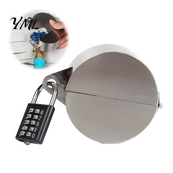 Commercial Spigot Lock Outdoor Faucet with Password Lock, Prevents Unauthorized Use, Heavy Metal Duty Water Anti-theft Garden Protective Cover