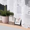 Kasjana - Ready-made Jacquard Curtain with Bottom Trim - 320X160 - White