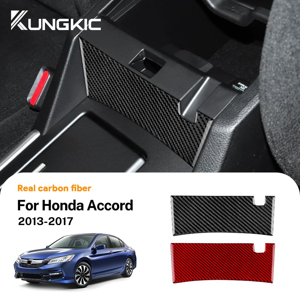 Carbon Fiber Style Interior Sticker for Honda Accord 2013 2014 2015 2016 2017 LHD Interior Panel