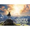 5x3ft Zelda Birthday Party Backdrop for Boys Girls Birthday Party Supplies