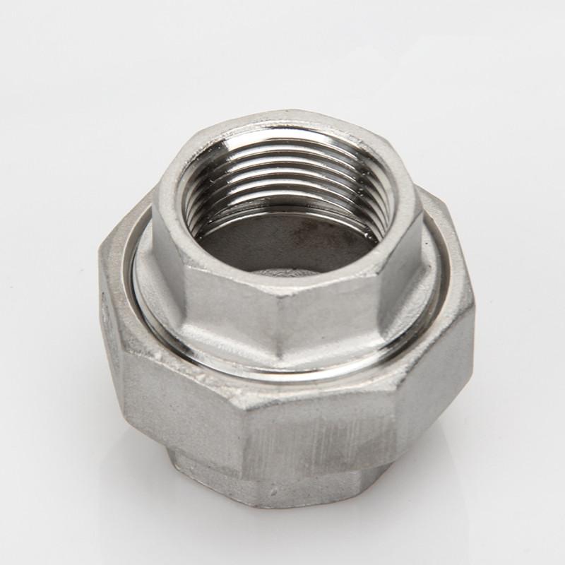 1" Malleable Female Straight Union Coulping Pipe Fittings Stainless Steel SS304