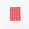 Romantic Heart Stickers for Valentine's Day & Weddings - 10 Sheets of Red & Pink Love Decals, Perfect for Jewelry Gift Boxes