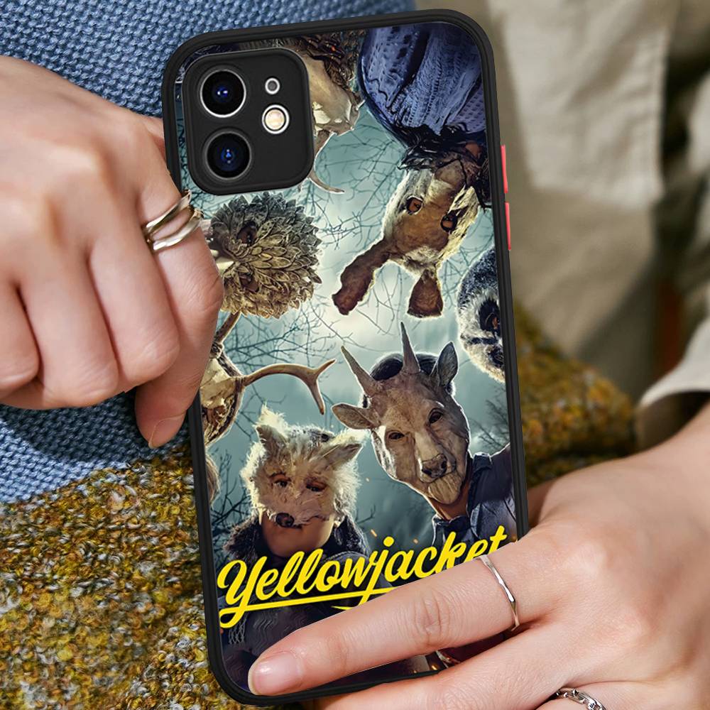 

TV Horror Yellowjackets For IPhone 11 12 13 14 15 16 Pro Max Plus X XS MAX Back Cover Matte Phone Case iphone 14 pro