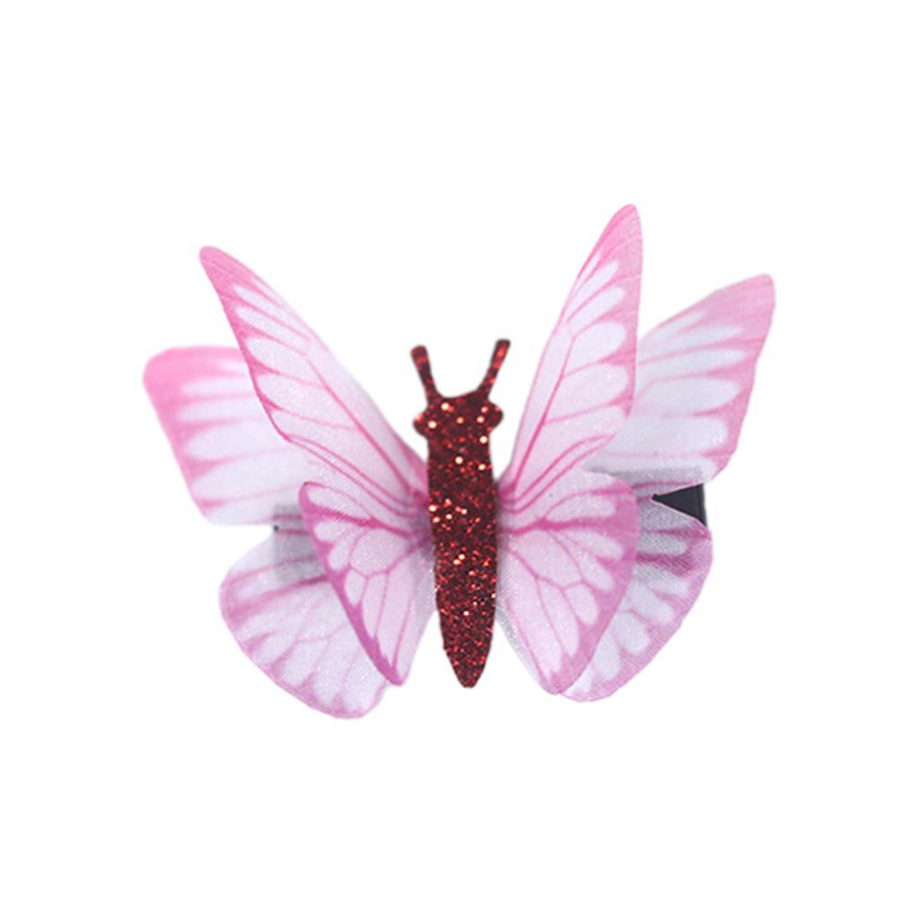 Chinese Hair Clip Vintage Butterfly Shape Hairpin Hair Clip for Spring Summer Side Hair Ponytail Hairpins for Teens