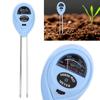 Soil Tester 3‑in‑1 Soil PH Tester Water Moisture Light Test Meter for Garden Indoor Outdoor Use