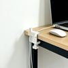 3D Printed Desk Clamp Cable Organizer Cord Holder with Multiple Slots Sturdy Wire