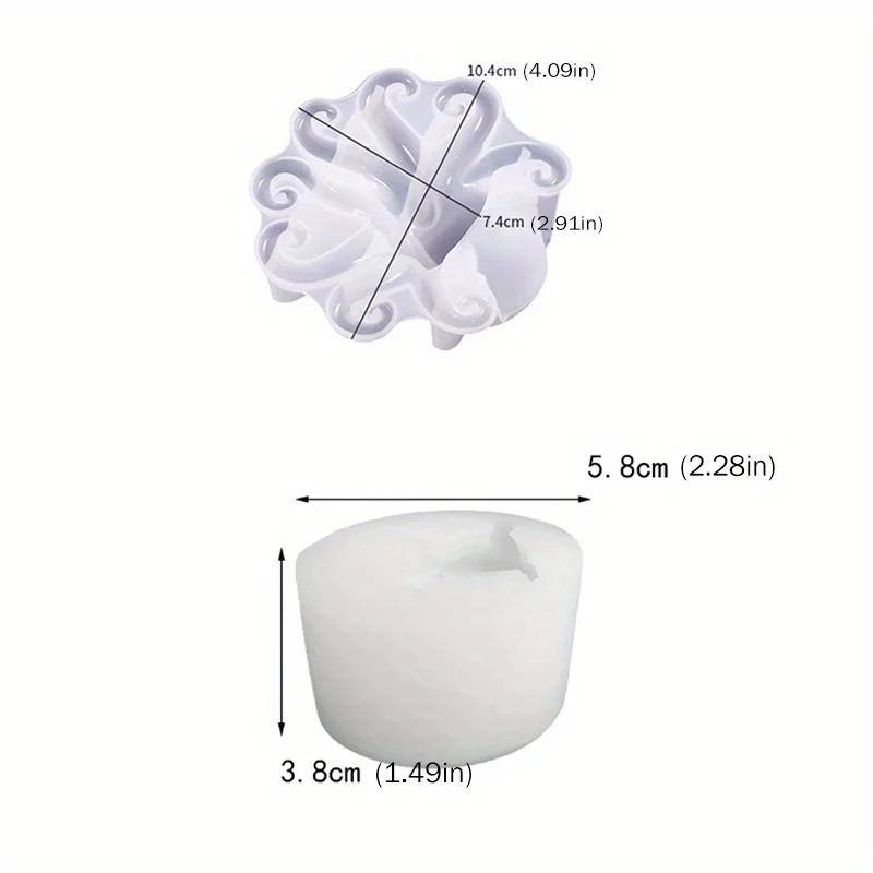 

Набор из 2 силиконовых форм Формы Черепахи и Осьминога для смолы, мыла, свечей, воска Морская тематика Поделки Домашний декор Настольный