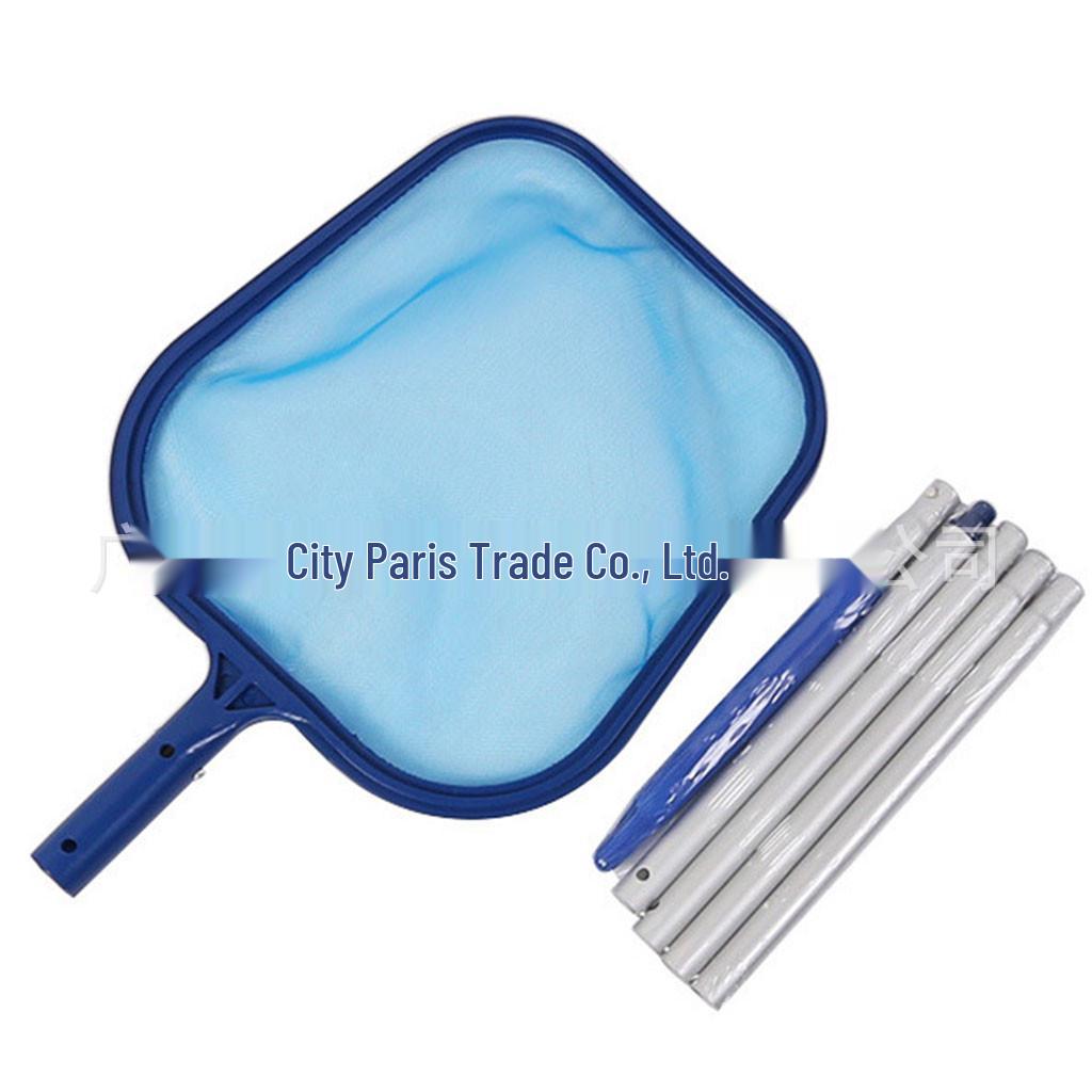 5-Section Telescopic Aluminum Pool Pole with Leaf Skimmer Net and Rake K-1050E