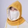 Men and Women Outdoor Cycling Masks for Neck Protection and Cold Protection Integrated with Velvet Face Protection Ski Pullover Hat