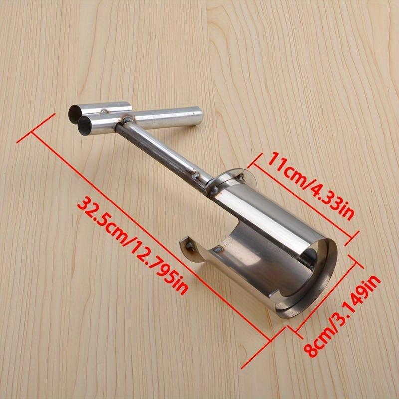 1 Stück langlebiges Hand-Garten-Umpflanzwerkzeug aus Edelstahl, manueller Pflanztopf aus Metall für Obstbäume, Blumen und Gemüsesetzlinge