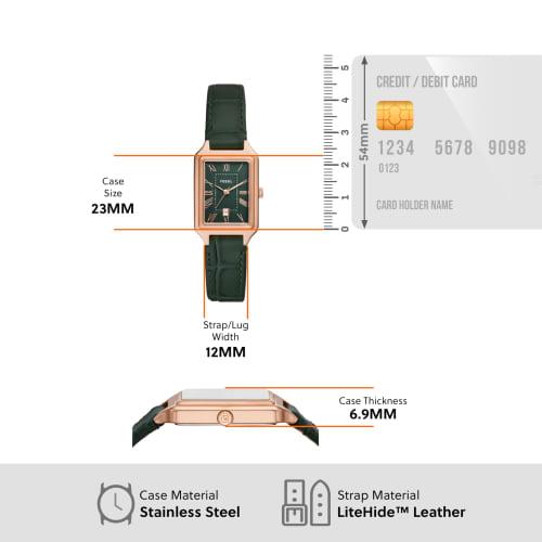 Fossil RAQUEL ES5366 Women's Watch, Green
