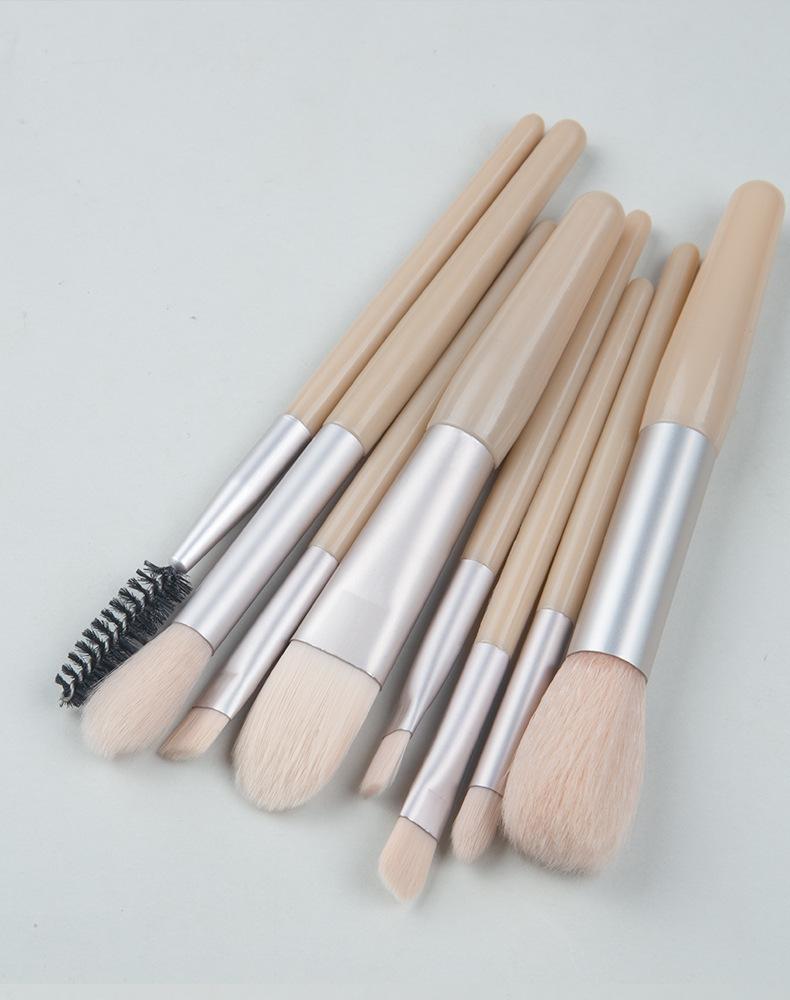 New 8Pcs Makeup Brush Set Makeup Concealer Blush Loose Powder Brush Eye Shadow Highlighter Foundation Brush Beauty Tools