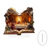 Christian Easter Desktop Decoration Believers Dinner Home Office Religious Gift Festive Tabletop Ornament for Believers