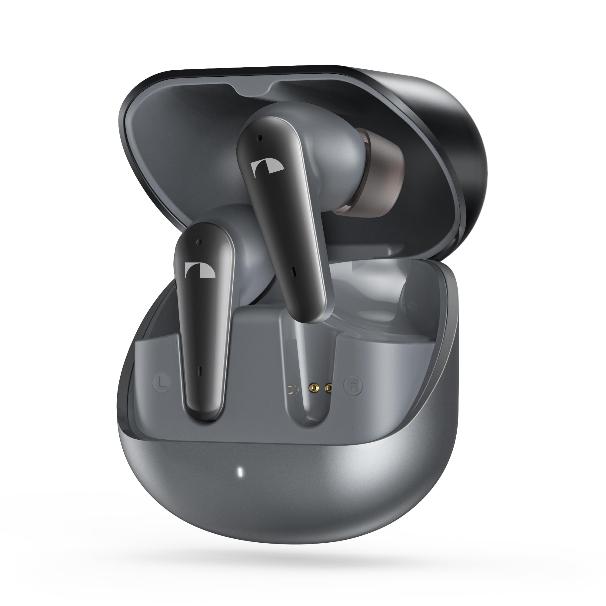 

Nakamichi Nakamichi Sound Навушники Bluetooth Bluetooth Шумоподавлення Звук Голос до 45 годин Музика Режим навушника TW130NC Сірий [Бездротовий 5.3] Вставні чорний