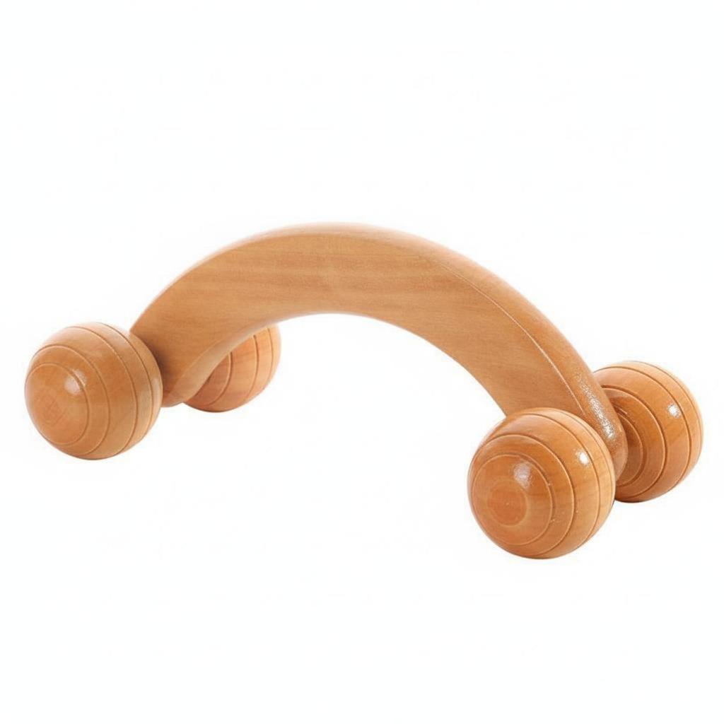Wooden Roller Massager Portable Massage Deep Relaxation for Adults