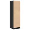 Pharmacy Cabinet Black 40 x 41 x 144.5 cm Engineered Wood