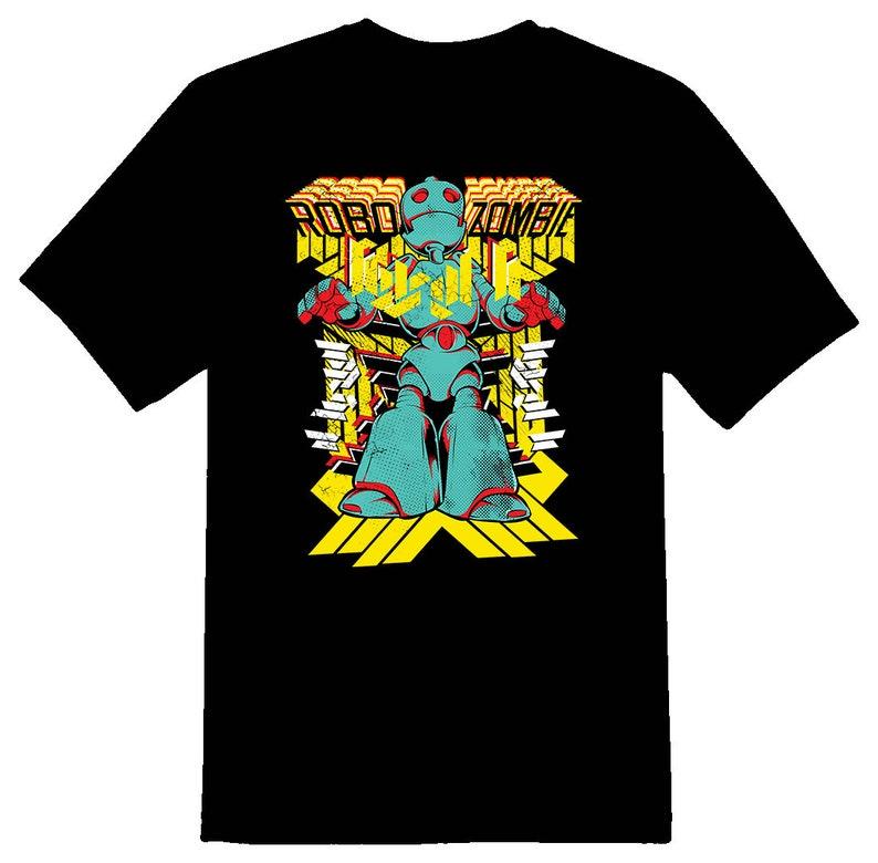 Robo Zombie robot Tee Shirt Halloween
