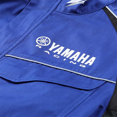 Yamaha Motor (Yamaha) YAMAHA RACING Mechanic Suit, Long Sleeve, YR8001, Blue, XL, 90792-Y187X