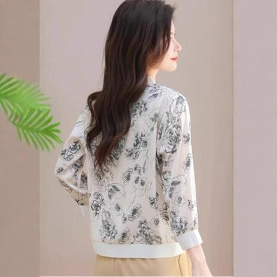 Women's Plus Size Long Sleeve Chiffon UV Protection Cycling Jacket
