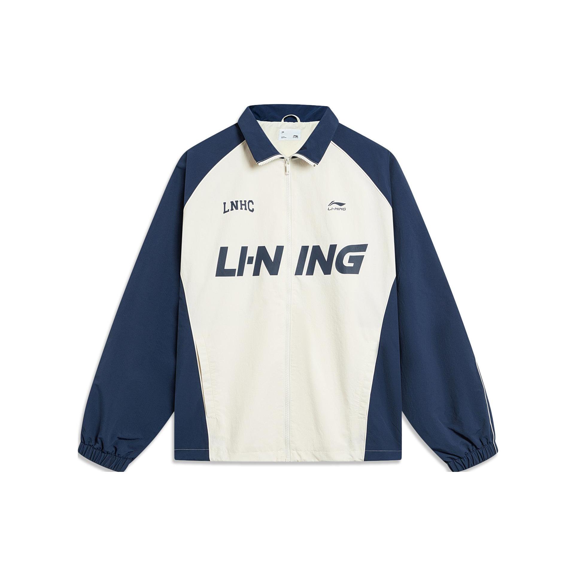Li Ning Коллекция спортивной моды Куртки и пальто Унисекс Кремовый AJDT741-5 XL