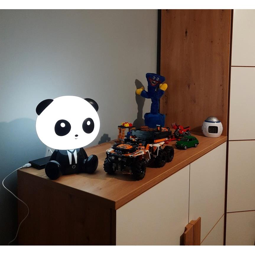 Children' Night Lamp for Desk LED Panda Bear for Children' Room