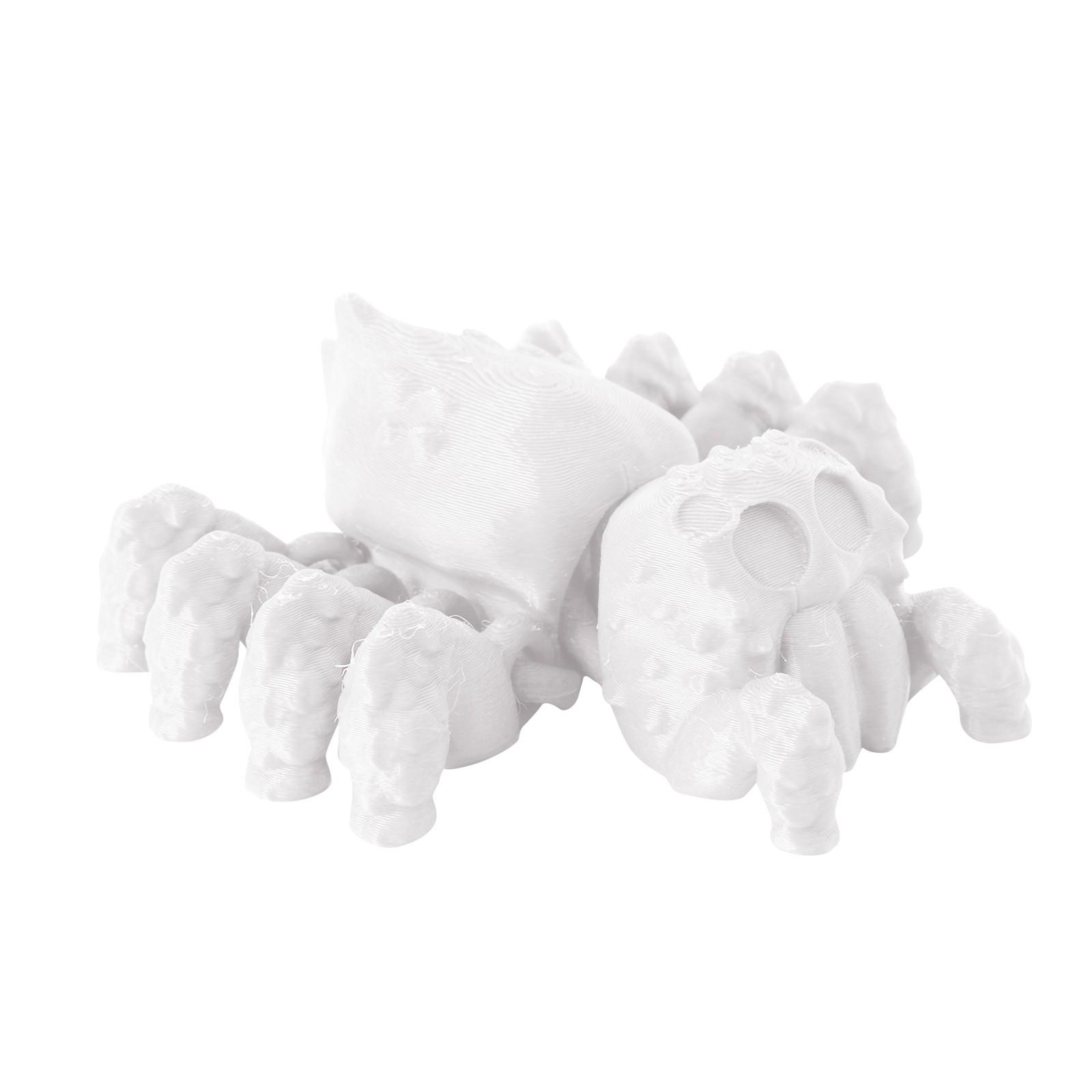 

3D печать паука 3D печать подвижных пауков игрушки для взрослых и детей паук украшения игрушки One Size белый