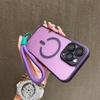 With Lanyard Translucent Hard Magnetic Case For iPhone 17 Air 16 15 14 13 12 11 Pro Max Plus Magsafe Wireless Charging Cover
